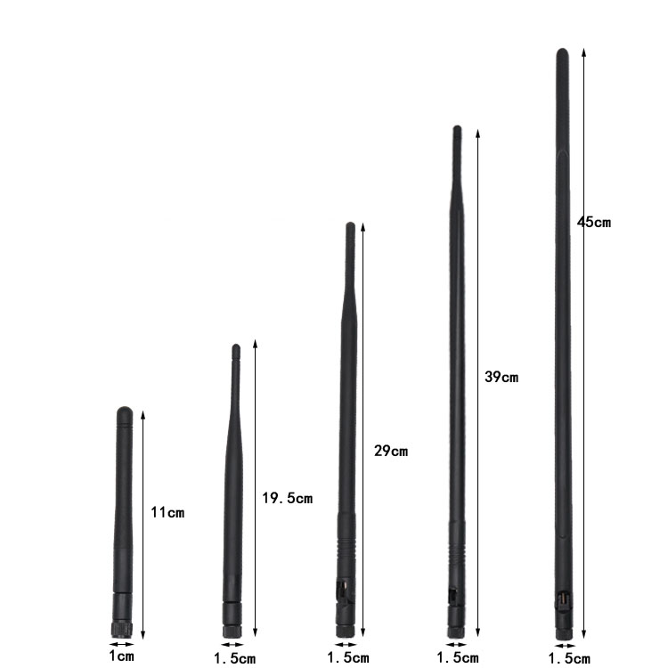 2.45GHz Bluetooth, Wi-Fi, Zigbee™ Whip, Tilt RF Antenna 2.4GHz ~ 2.5GHz 5.3dBi RP-SMA Male Connector Mount