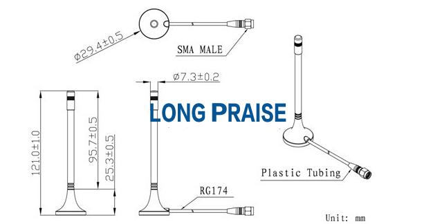 GSM Antenna with magnetic base