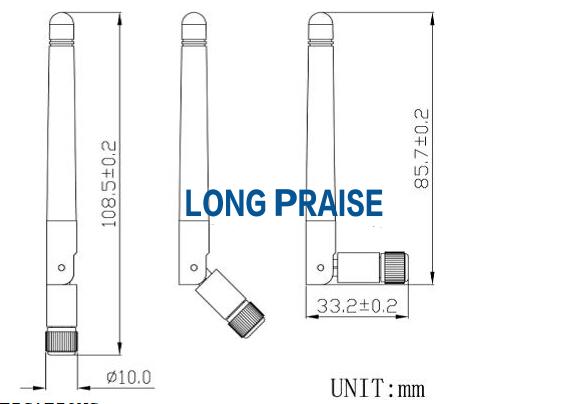 WIFI Rubber Antenna LPWR004
