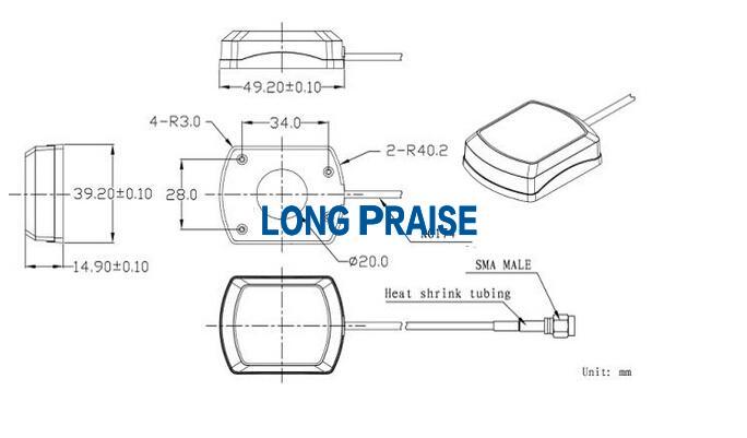 GPS and GLONASS combination antenna 