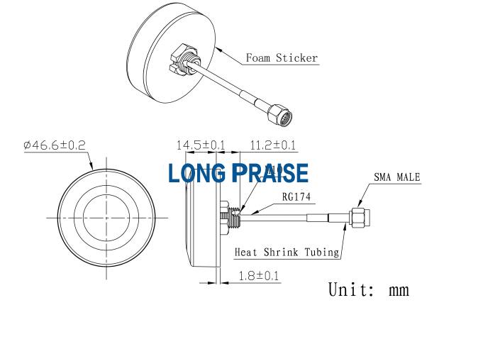 GPS and GLONASS combination antenna