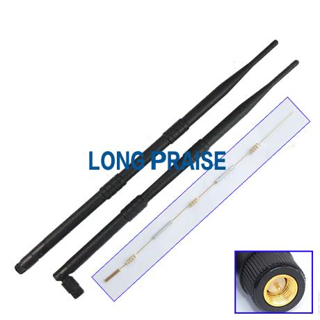WIFI Rubber Antenna for router 10dbi omni directional PR-SMA