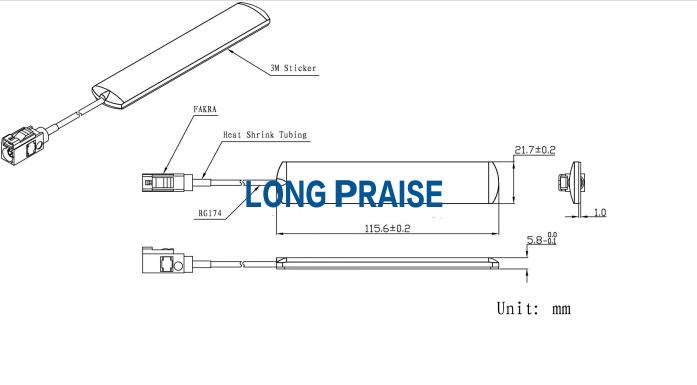 3M sticker SMA patch 433mhz antenna 3M sticker SMA patch 433mhz antenna