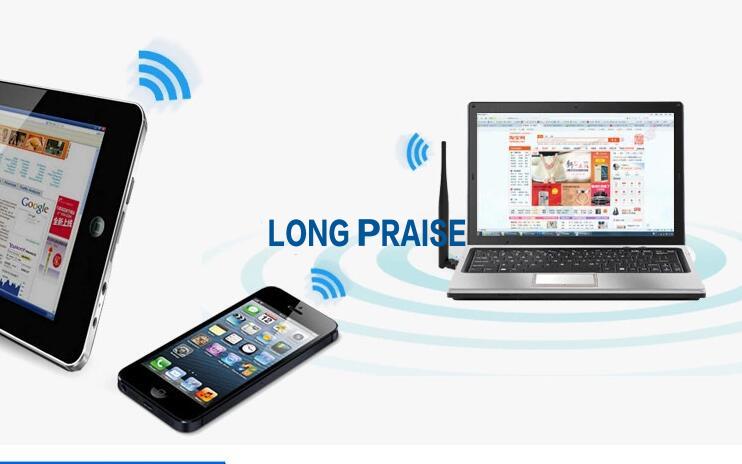 Flexible Rubber MT7610UN 2.4G and 5G dual band usb antenna