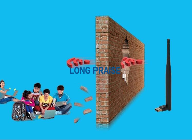 Flexible Rubber MT7610UN 2.4G and 5G dual band usb antenna