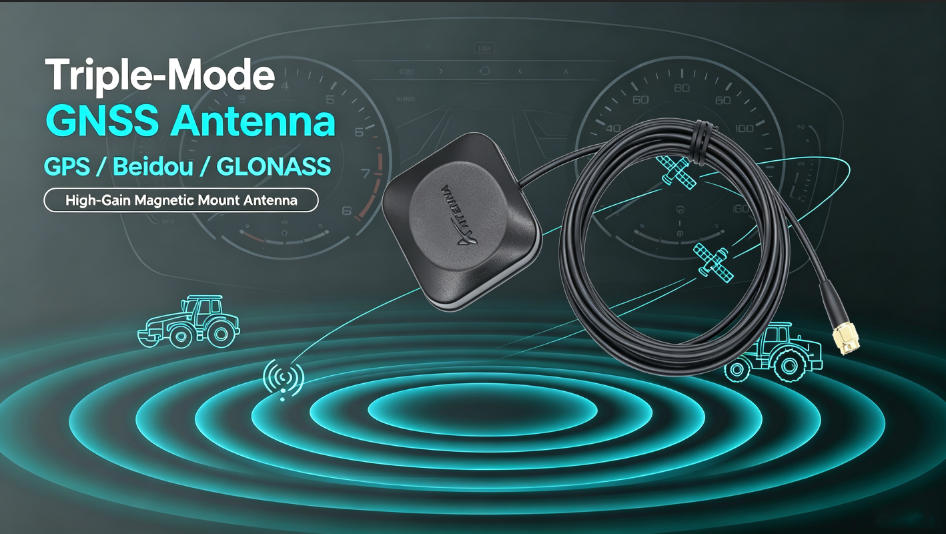 New Triple-Mode Positioning Antenna Supports GPS, Beidou and GLONASS for Stable Multi-Satellite Navigation